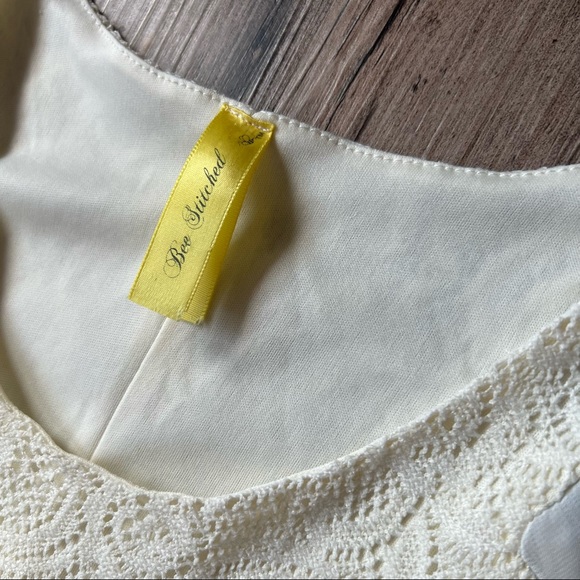Bee Stitched x Francesca’s | Lace White Dress - Picture 3 of 14
